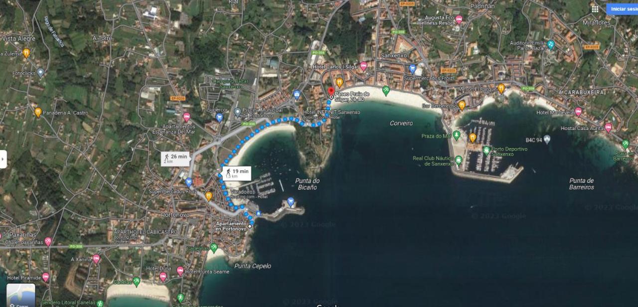 Piso Vacaciones En El Mar Apartman Sanxenxo Kültér fotó
